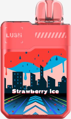 Digiflavor Bordeaux 2026L13 glace à la fraise | Digiflavor Geekbar LUSH produits jetables