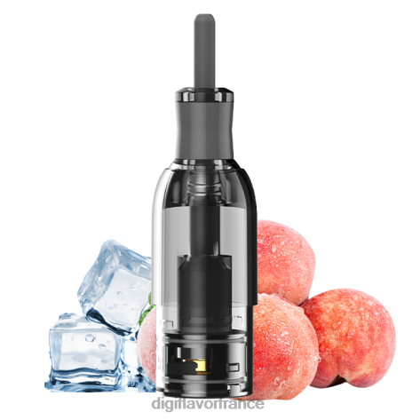 Digiflavor Geekvape Disposable 2026L37 glace à la pêche | Digiflavor M1 réservoir