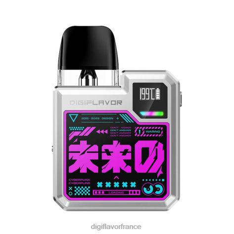 Digiflavor Cigarette Électronique 2026L54 futur argent | Digiflavor Digi-Q kit de dosettes
