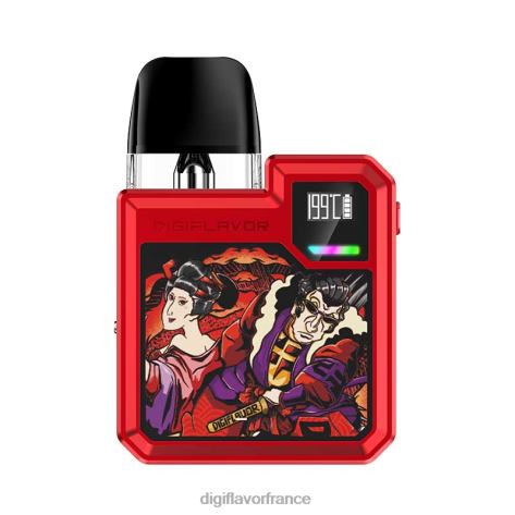 Digiflavor Geek Vape 2026L50 samouraï rouge | Digiflavor Digi-Q kit de dosettes